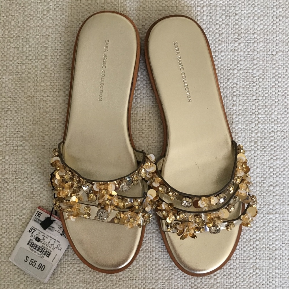 Gold sandal
